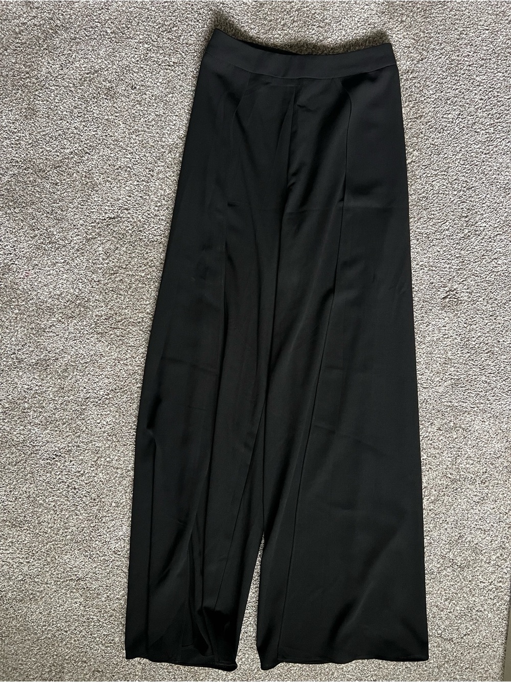 Lulu's Black Wide-Leg Palazzo Pants and Matching Top